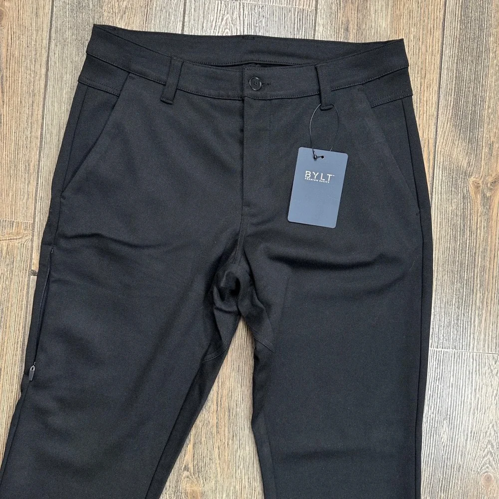 BYLT Basics Black Men's Chinos